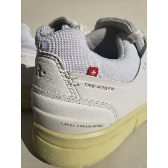 On Cloud THE ROGER Advantage Womens Running Shoes White Hay Size 6.5 - Picture 6 of 16